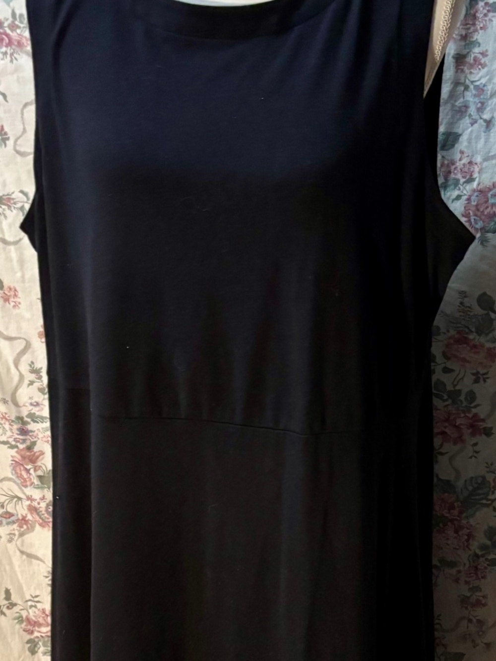 Black/Navy Croft & barrow Midi Dress - Picture 1 of 6